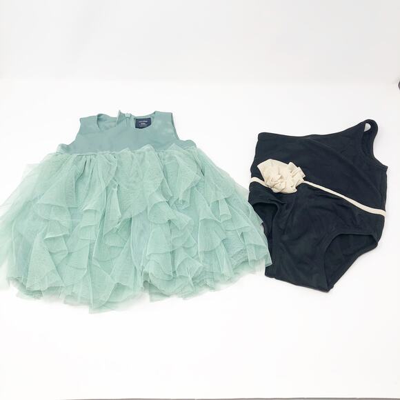 Baby Gap 2 Piece Spring Easter Dress 0-3 months & Swim Suit 6-12 Month - Picture 1 of 7